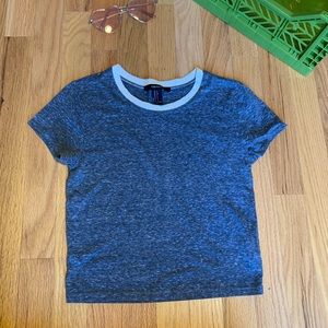 Cropped Jersey Grey t-shirt